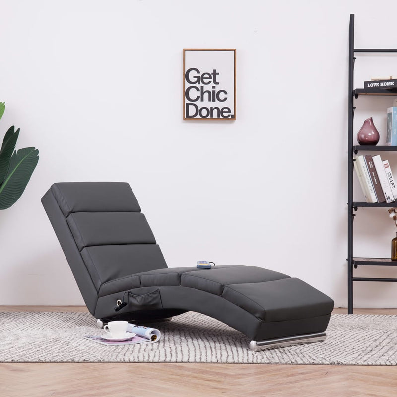 Luxe Massage chaise longue | verschillende massage- en verwarmingsfuncties.