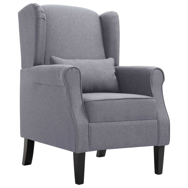 Relaxfauteuil stof donkergrijs