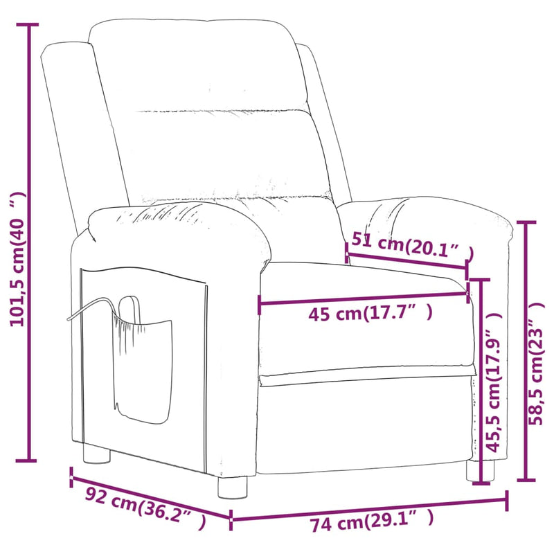 Comfort Plus Massagefauteuil | met verschillende massageprogramma's.